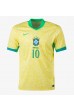Brasil Rodrygo Goes #10 Fotballdrakt Hjemme Klær Copa America 2024 Korte ermer